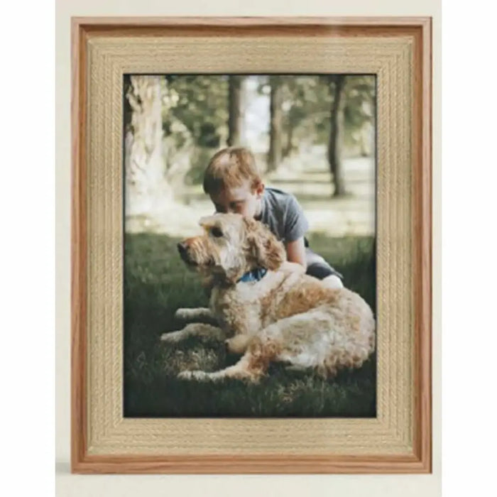 Photo frame DKD Home Decor Natural Wood Plastic MDF Wood 26,5 x 2 x 32 cm - Декорация и Осветление<<<Дом