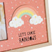 Photo frame DKD Home Decor Rainbow Pink White Children’s MDF Wood (25 x 1 x 16 cm) (2 Units) - Декорация и