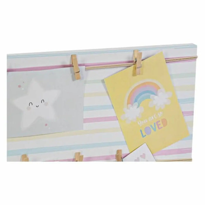 Photo frame DKD Home Decor Sunshine Multicolour Canvas Baby 50 x 2 x 50 cm - Декорация и Осветление<<<Дом