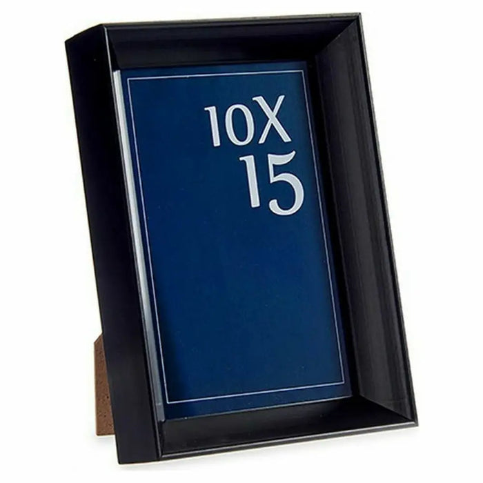 Photo frame Gift Decor Black Glass Plastic (6 Units) - Декорация и Осветление<<<Дом Градина<<<BigBuy&&&Рамки за
