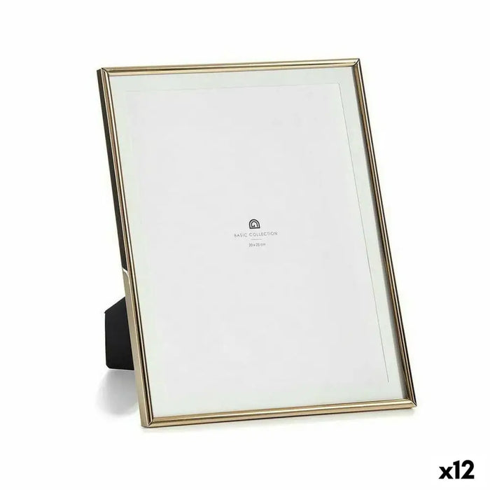 Photo frame Gift Decor Golden Crystal Steel (12 Units) - Декорация и Осветление<<<Дом Градина<<<BigBuy&&&Рамки за
