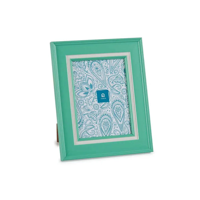 Photo frame Gift Decor Green Crystal Plastic (6 Units) - Декорация и Осветление<<<Дом Градина<<<BigBuy&&&Рамки за