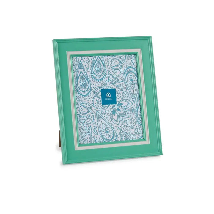 Photo frame Gift Decor Green Crystal Plastic (6 Units) - Декорация и Осветление<<<Дом Градина<<<BigBuy&&&Рамки за