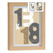 Photo frame Gift Decor Natural Glass MDF Wood (6 Units) - Декорация и Осветление<<<Дом Градина<<<BigBuy&&&Рамки за