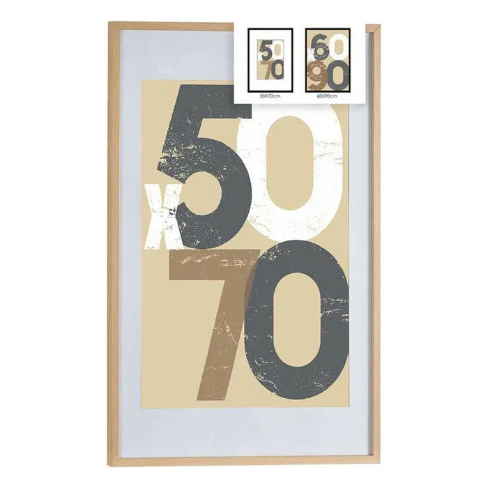 Photo frame Gift Decor Natural polystyrene Plastic MDF Wood 50 x 70 cm (6 Units) - Декорация и Осветление<<<Дом