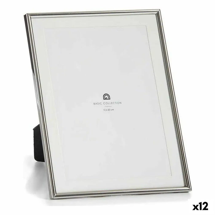 Photo frame Gift Decor Silver Crystal Steel (12 Units) - Декорация и Осветление<<<Дом Градина<<<BigBuy&&&Рамки за