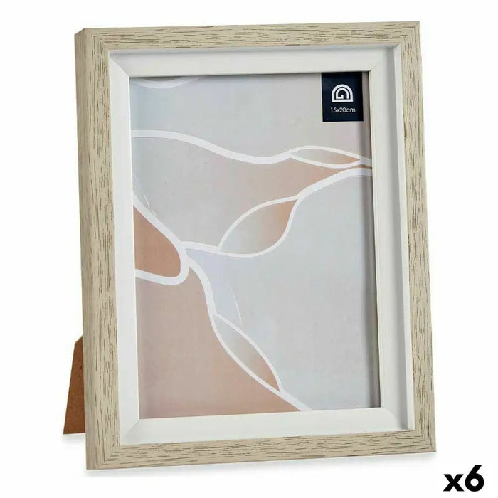 Photo frame Gift Decor White Beige Glass Crystal polystyrene Plastic (6 Units) - Декорация и Осветление<<<Дом