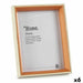 Photo frame Gift Decor White Brown Crystal MDF Wood (6 Units) - Декорация и Осветление<<<Дом Градина<<<BigBuy&&&Рамки