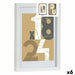 Photo frame Gift Decor White Glass MDF Wood (6 Units) - Декорация и Осветление<<<Дом Градина<<<BigBuy&&&Рамки за