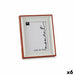 Photo frame Gift Decor White Red Crystal Plastic (6 Units) - Декорация и Осветление<<<Дом Градина<<<BigBuy&&&Рамки за