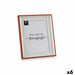 Photo frame Gift Decor White Red Crystal Plastic (6 Units) - Декорация и Осветление<<<Дом Градина<<<BigBuy&&&Рамки за