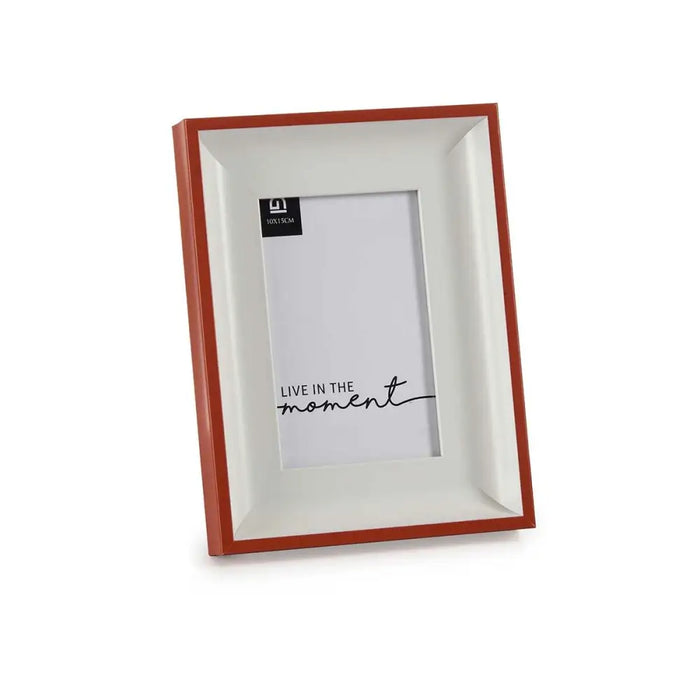 Photo frame Gift Decor White Red Crystal Plastic (6 Units) - Декорация и Осветление<<<Дом Градина<<<BigBuy&&&Рамки за