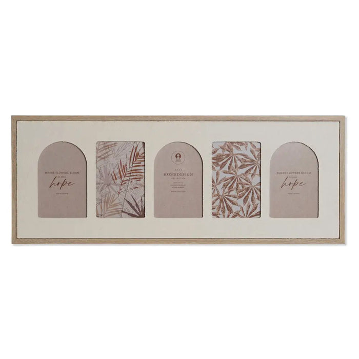 Photo frame Home ESPRIT Beige Crystal MDF Wood Scandinavian 60 X 3 X 34 cm - Декорация и Осветление<<<Дом