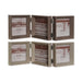 Photo frame Home ESPRIT Brown Beige Crystal polystyrene 38 X 3 X 12 cm (2 Units) - Декорация и Осветление<<<Дом