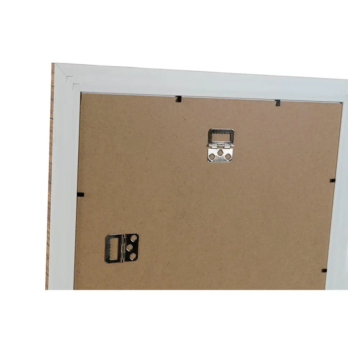 Photo frame Home ESPRIT Brown Beige Natural Ivory Crystal polystyrene Scandinavian 38 x 2 x 38 cm (4 Units) - Декорация