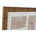 Photo frame Home ESPRIT Brown Beige Natural Ivory Crystal polystyrene Scandinavian 38 x 2 x 38 cm (4 Units) - Декорация
