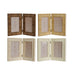 Photo frame Home ESPRIT Brown Beige Natural Ivory Crystal polystyrene Scandinavian 31 X 2 X 21 cm (4 Units) - Декорация