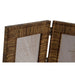 Photo frame Home ESPRIT Brown Beige Natural Ivory Crystal polystyrene 47 X 2 X 16 cm (4 Units) - Декорация и