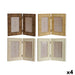 Photo frame Home ESPRIT Brown Beige Natural Ivory Crystal polystyrene Scandinavian 31 X 2 X 21 cm (4 Units) - Декорация