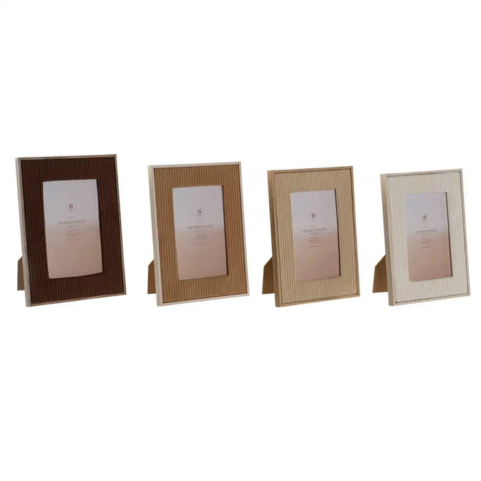 Photo frame Home ESPRIT Brown Beige Velvet Crystal Modern 26 X 2,8 X 31 cm (4 Units) - Декорация и Осветление<<<Дом