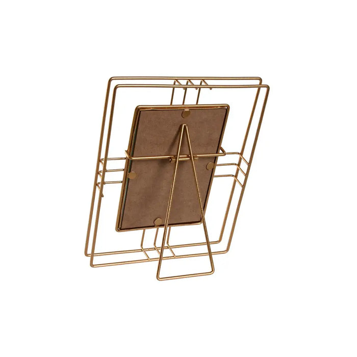 Photo frame Home ESPRIT Golden Metal Crystal 17,5 x 2,5 x 22,5 cm (12 Units) - Декорация и Осветление<<<Дом