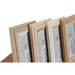 Photo frame Home ESPRIT Multicolour Crystal MDF Wood Scandinavian 13 x 2,8 x 18 cm (4 Units) - Рамки за