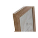 Photo frame Home ESPRIT White Beige Crystal polystyrene Marble Scandinavian 26 x 2 x 31 cm (4 Units) - Декорация и