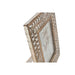 Photo frame Home ESPRIT White Natural Crystal Mango wood Flower Indian Man 26,5 x 2 x 31,5 cm - Декорация и