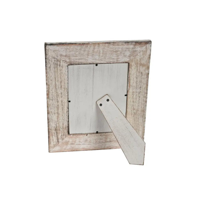Photo frame Home ESPRIT White Natural Crystal Mango wood Indian Man 26,5 x 2 x 31,5 cm - Декорация и Осветление<<<Дом