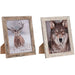 Photo frame Home ESPRIT White Natural Crystal polystyrene Scandinavian 24,6 x 2 x 29,6 cm (2 Units) - Декорация и