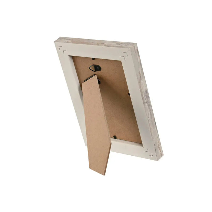 Photo frame Home ESPRIT White Natural Crystal polystyrene Scandinavian 14,5 x 2 x 20 cm (2 Units) - Декорация и