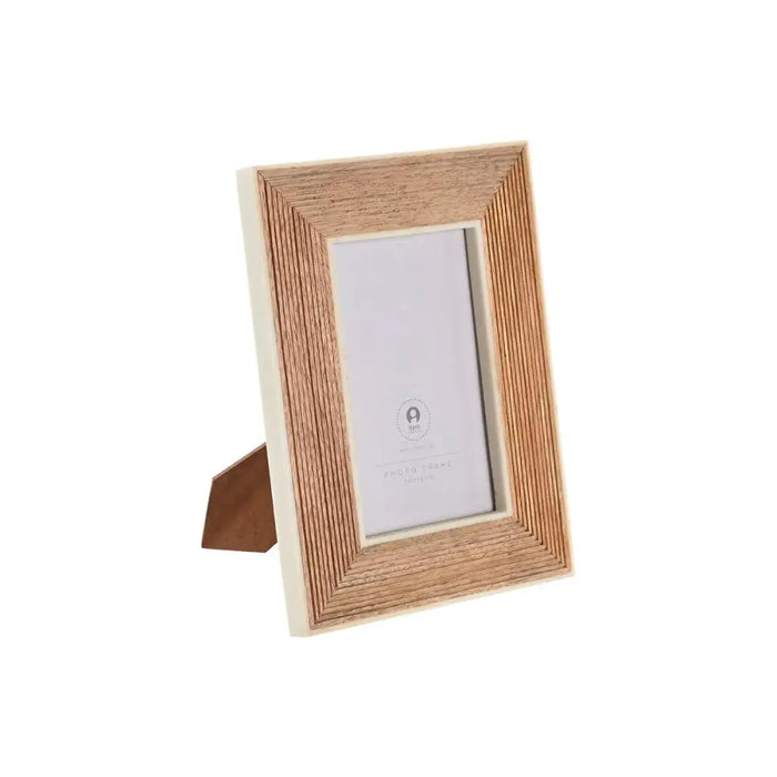 Photo frame Home ESPRIT White Natural Resin Mango wood Urban - Декорация и Осветление<<<Дом Градина<<<BigBuy&&&Рамки за