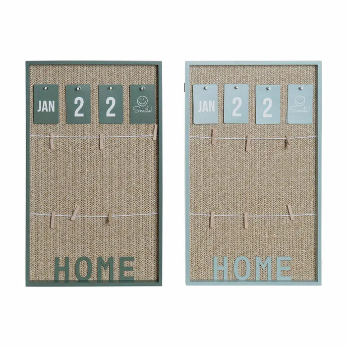 Photo Frame with Clamps DKD Home Decor Aluminium polypropylene MDF Wood 30 x 3 x 50 cm (2 Units) - Декорация и