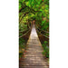 PHOTO WALLPAPER VERTICAL 90X202 CM. 1Ch. GREEN BRIDGE - Фототапети<<<Тапети и фототапети<<<Мебели и