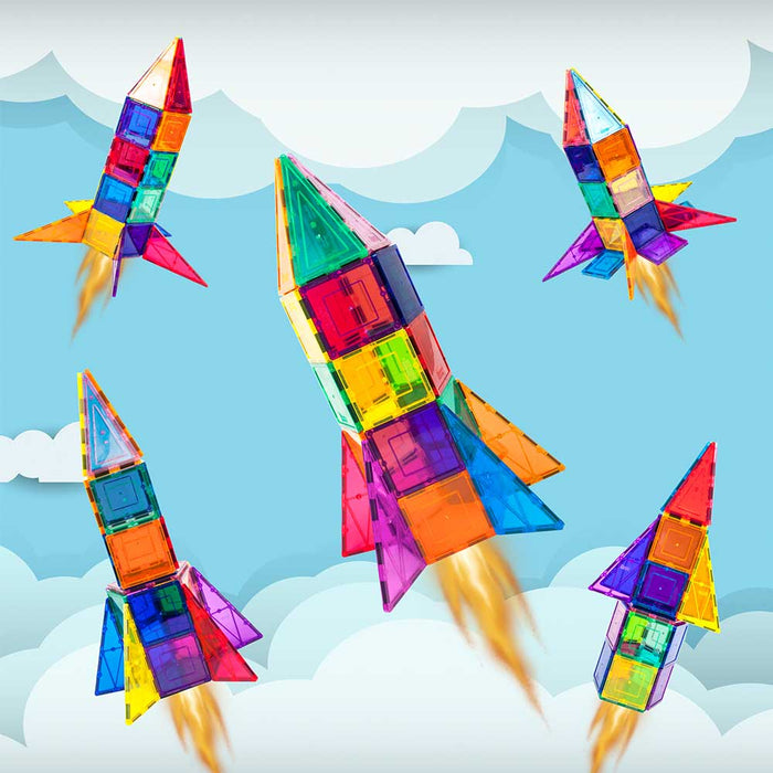 Picasso STEAM Magnetic constructor Rocket 32 pieces