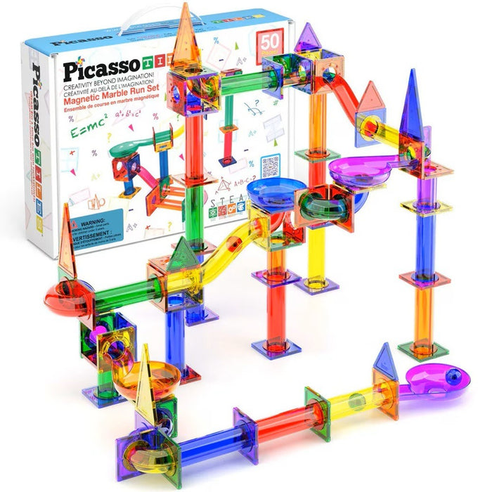 Picasso STEAM Magnetic Constructor Ball Track 50 pieces