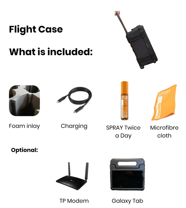 VR Expert Set 4 pcs. PICO Neo 3 VR glasses, case, router, tablet and accessories