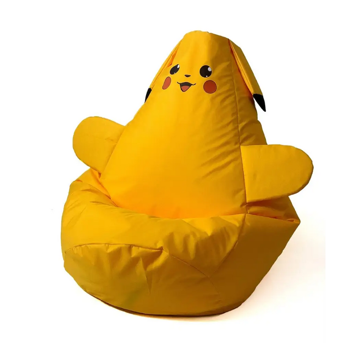 Pikachu yellow Sako bag pouffe XL 130 x 90 cm - Poufs for children/youthPUF-DZI<<<Poufs and footrestsPUF<<<ActionPL