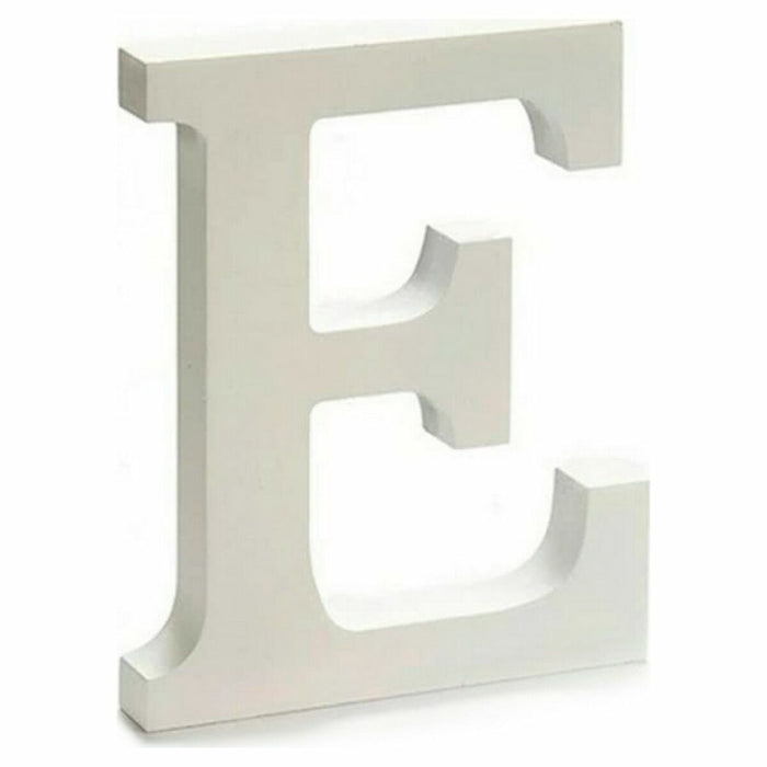Letter Pincello E White 1,8 x 21 x 17 cm (12 Units)
