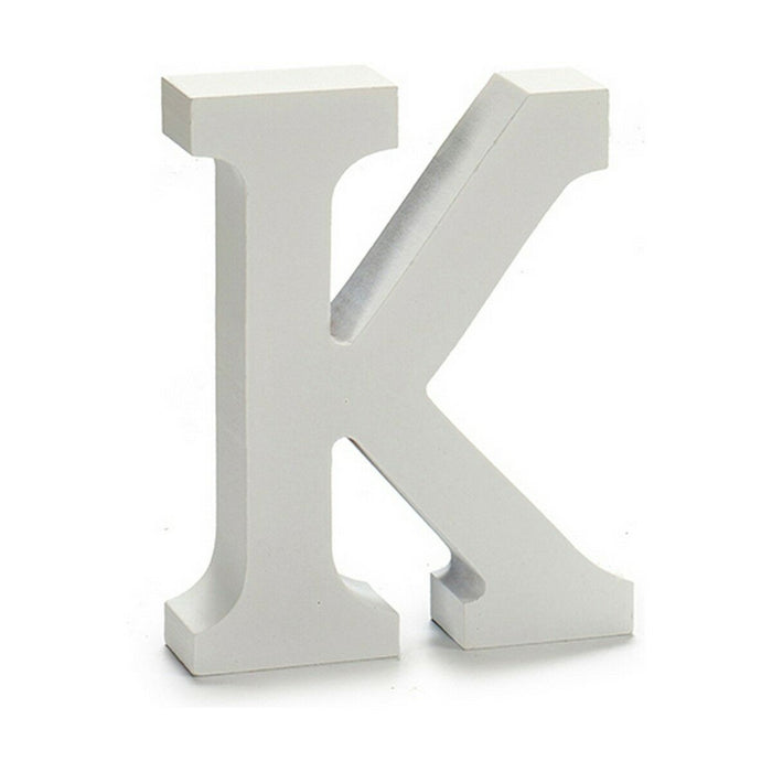 Letter Pincello K White 2 x 16 x 14,5 cm (24 Units)