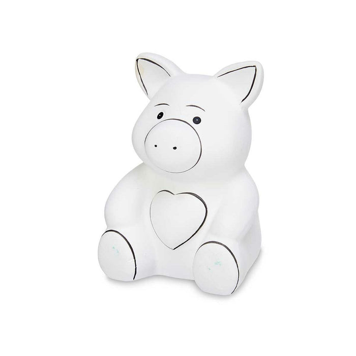 Paint Your Own Money Box Pincello Ceramic Pig 9 x 11,8 x 8,5 cm 9 x 12,5 x 10 cm (12 Units)
