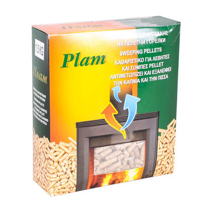 PELLETS FOR CLEANING PLAM PELLET BURNERS