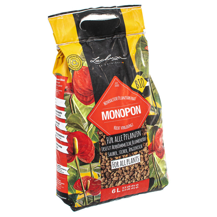 PLANT SUBSTRATE MONOPON 6L LECHUZA - Почви<<<Торове почви и тревни смески<<<Градина<<<Praktiker