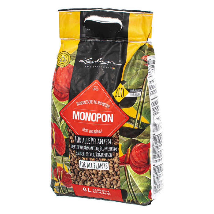 PLANT SUBSTRATE MONOPON 6L LECHUZA - Почви<<<Торове почви и тревни смески<<<Градина<<<Praktiker