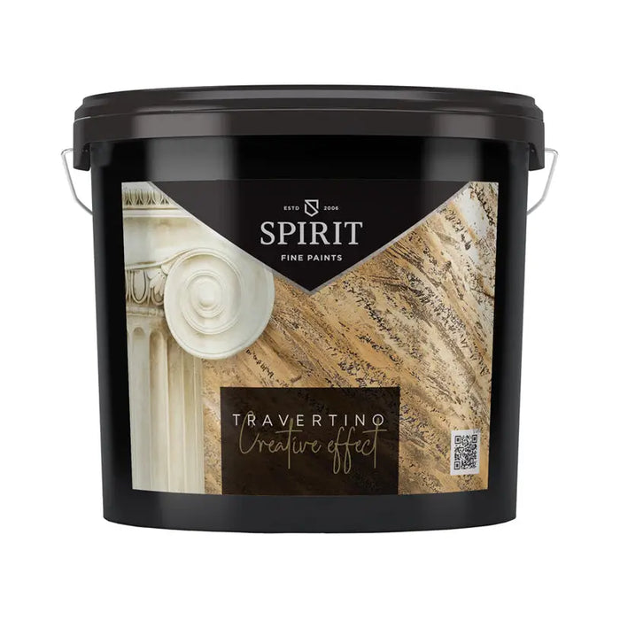 PLASTER TRAVERTINO CREATIVE EFFECT 8 KG SPIRIT - Декоративни покрития<<<Интериорни бои<<<Подови и стенни