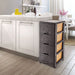 PLASTIC CABINET 4 LEVELS 37.5 X 43 X 89.5 CM EMIR - Шкафове стелажи и гардероби<<<Домашни потреби<<<Кухня<<<Praktiker
