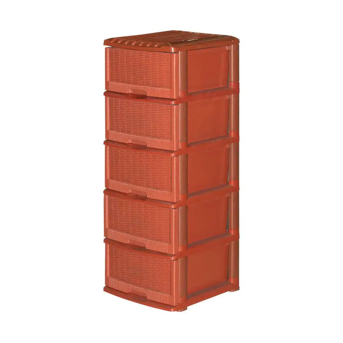 PLASTIC CABINET ELI 5 LEVELS 40X38X102 CM NEGO - Шкафове стелажи и гардероби<<<Домашни потреби<<<Кухня<<<Praktiker