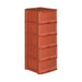 PLASTIC CABINET ELI 5 LEVELS 40X38X102 CM NEGO - Шкафове стелажи и гардероби<<<Домашни потреби<<<Кухня<<<Praktiker