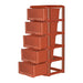 PLASTIC CABINET ELI 5 LEVELS 40X38X102 CM NEGO - Шкафове стелажи и гардероби<<<Домашни потреби<<<Кухня<<<Praktiker