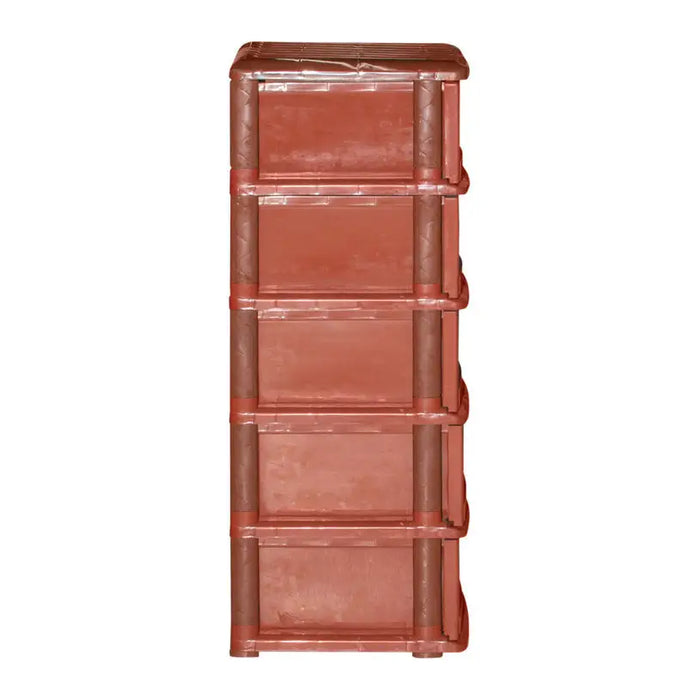 PLASTIC CABINET ELI 5 LEVELS 40X38X102 CM NEGO - Шкафове стелажи и гардероби<<<Домашни потреби<<<Кухня<<<Praktiker